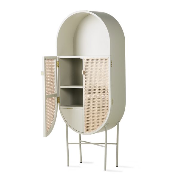 retro oval cabinet grey/green – Bild 3