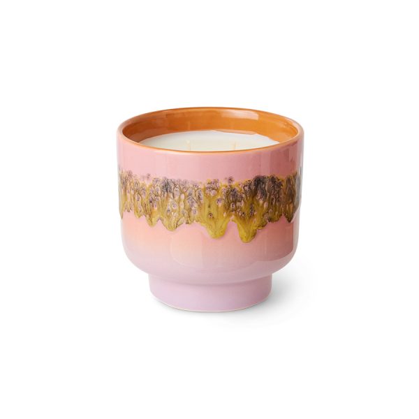 70s ceramics: scented candle Miami